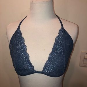 Urban Outfitters Blue Halter Bralette
